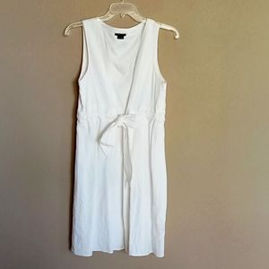 theory brand white summer dress